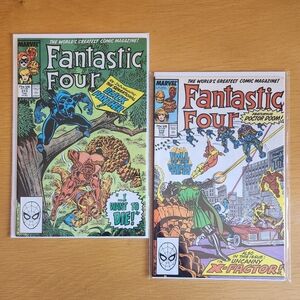 Fantastic Four #311 & 312, 80s Marvel comics (Lot of 2)